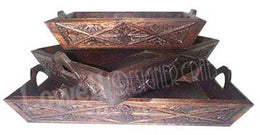 Wood Carving serving Tray
