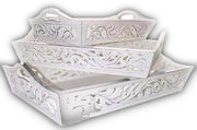 Designer wood serving Tray
