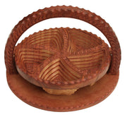 HANDMADE WOOD FRUITS & NUTS TRAY – 4/5 COMPARTMENTS