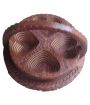 HANDMADE WOOD FRUITS & NUTS TRAY – 4/5 COMPARTMENTS