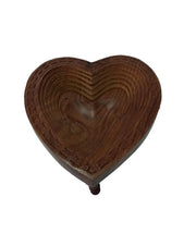 Handmade Heart Shape Foldable Wooden Collapsible Fruit Basket