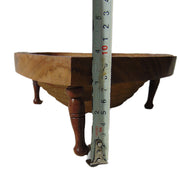 Handmade Heart Shape Foldable Wooden Collapsible Fruit Basket