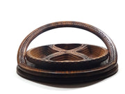 FOLDING BASKET WITH HANDLE & SEVERAL COMPARTMENTS