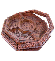 FOLDING BASKET WITH HANDLE & SEVERAL COMPARTMENTS