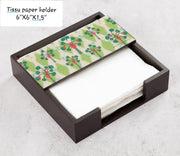 Square Full Rosewood Wooden Tissue Paper stand