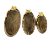 Wood Decorative Wooden Tray oval