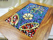 Wooden Box Clutch Bag