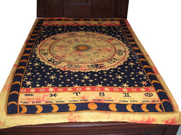 ZODIAC SIGN TAPESTRY WALL HANGING BED SHEET